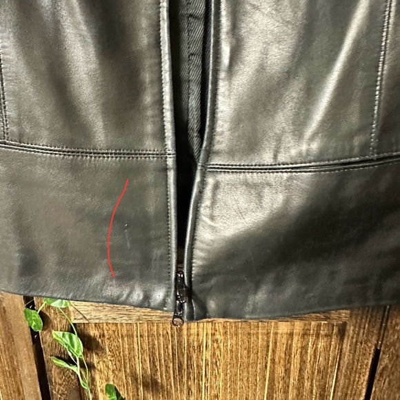 Leather Vest DANIER - Picture 5 of 8